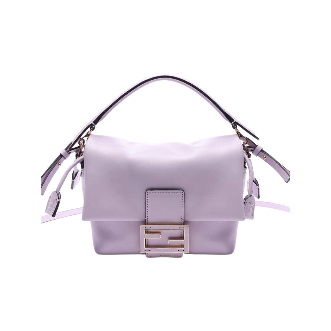 8BS105 ABVE F1BZE 26S [15% 쿠폰] Fendi Mamma Baguette Nappa Leather Mini Bag Purple