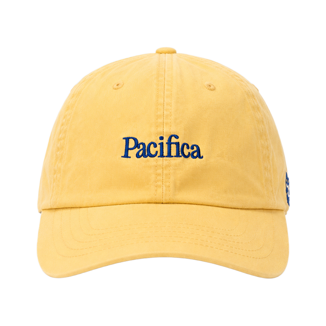 26FW0410 BIGWAVE COLLECTIVE Pacifica Ocean Washed Wide Ball Cap Butter Yellow