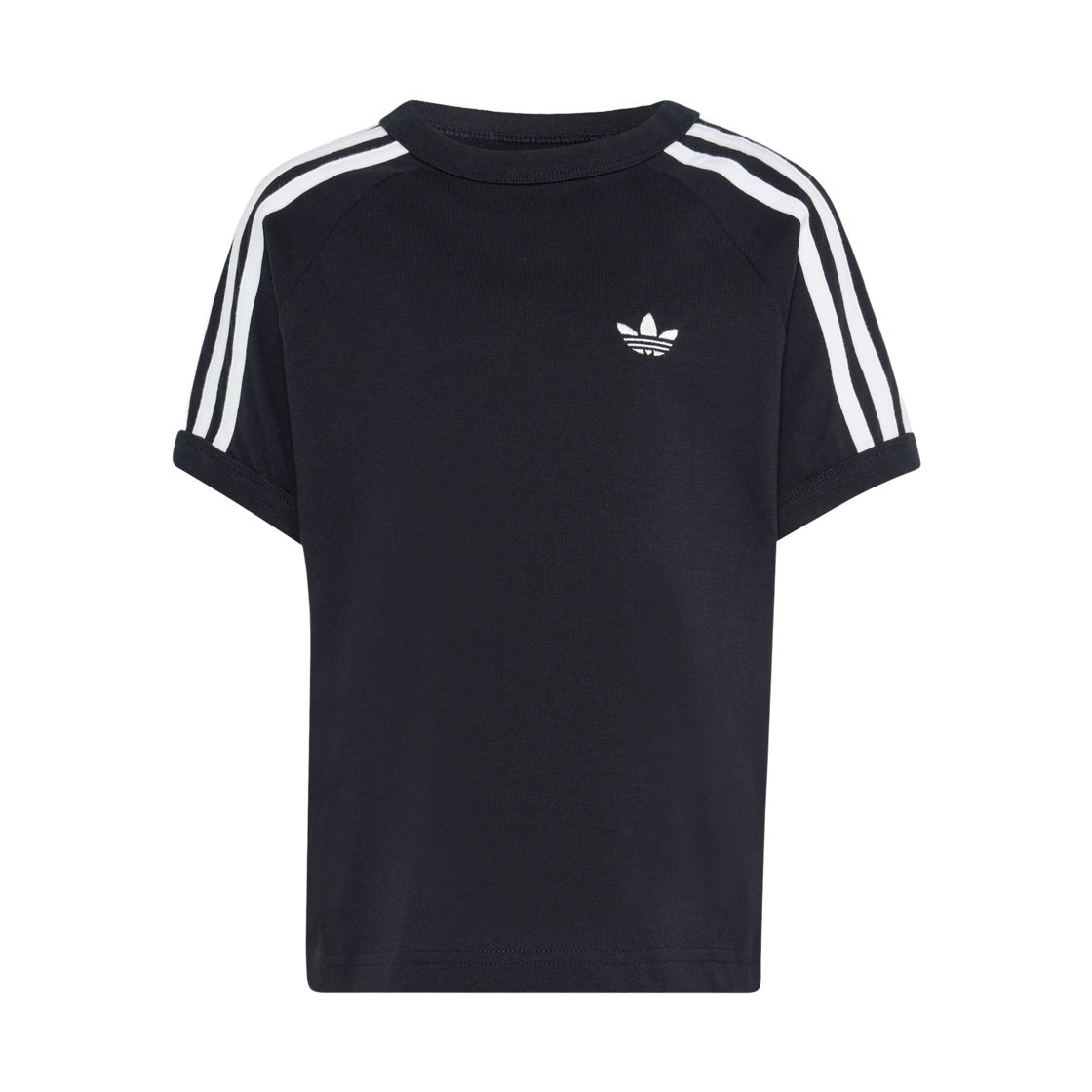 KD3309 (Kids) Adidas Originals 3-Stripes T-Shirt Black - KR Sizing