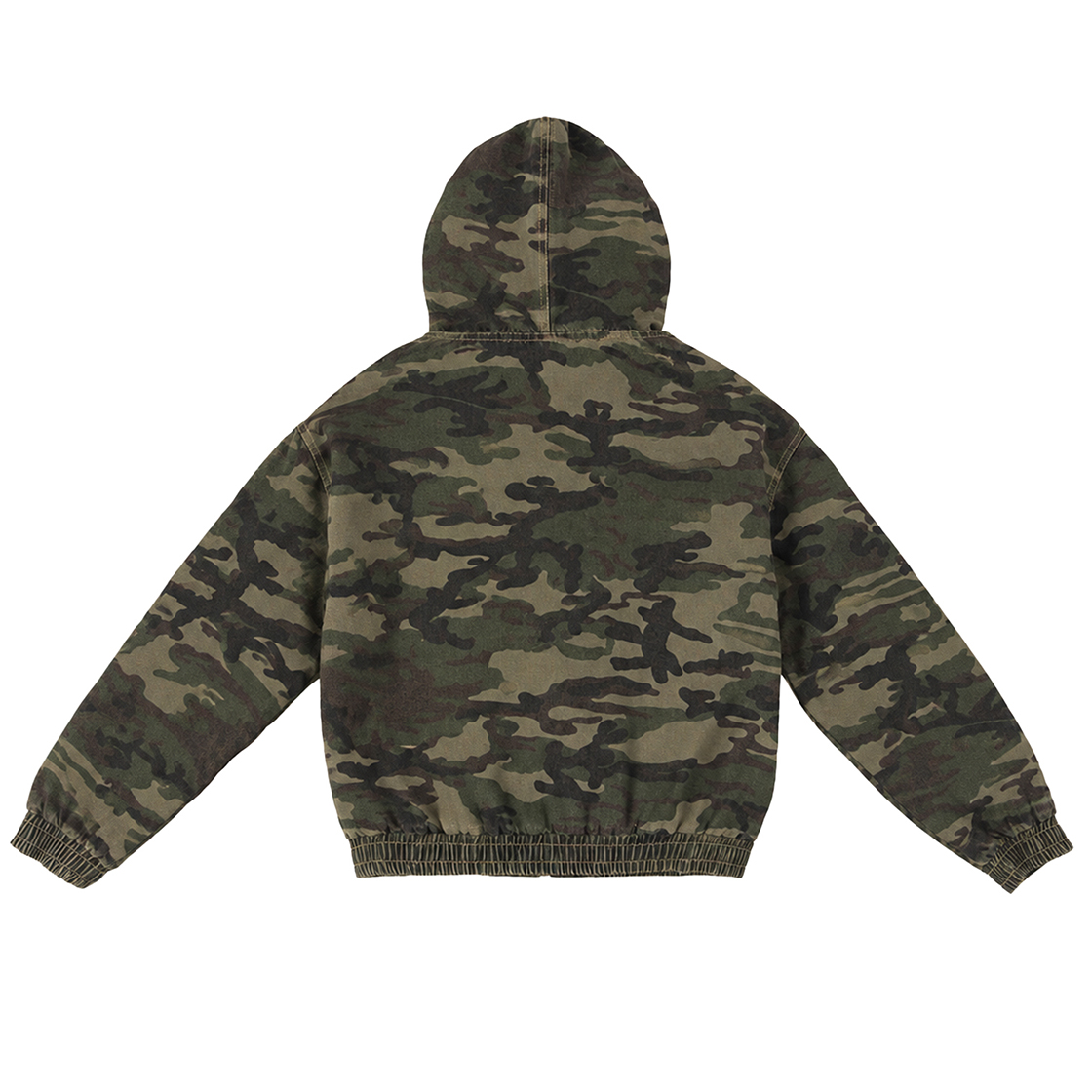 톤슬 카모 퍼 후드 점퍼 카키(TONSIL Camouflage Fur Hooded Jumper Khaki) - 2