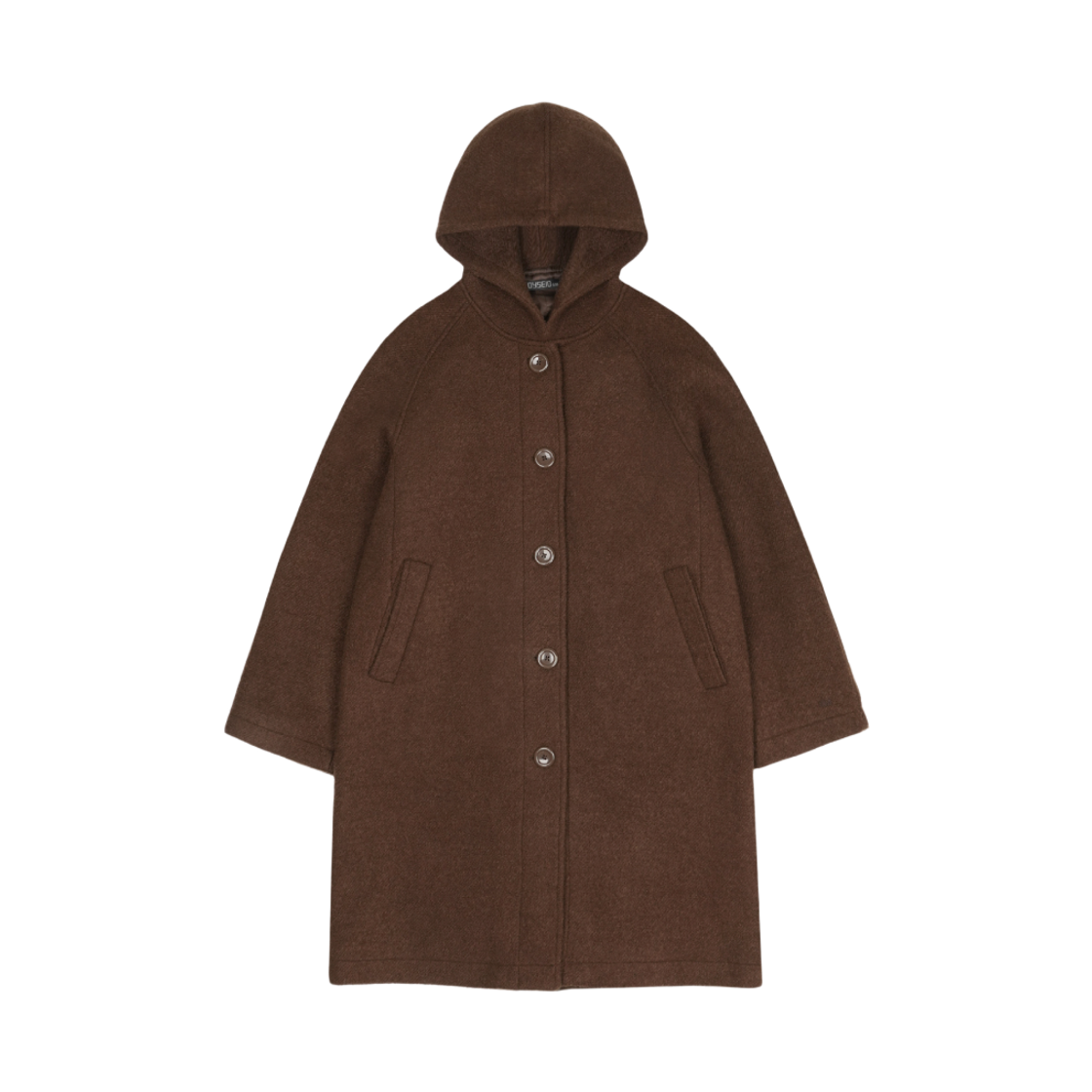 CY26FWOTCT321 COYSEIO 038 Hooded Long Coat Brown