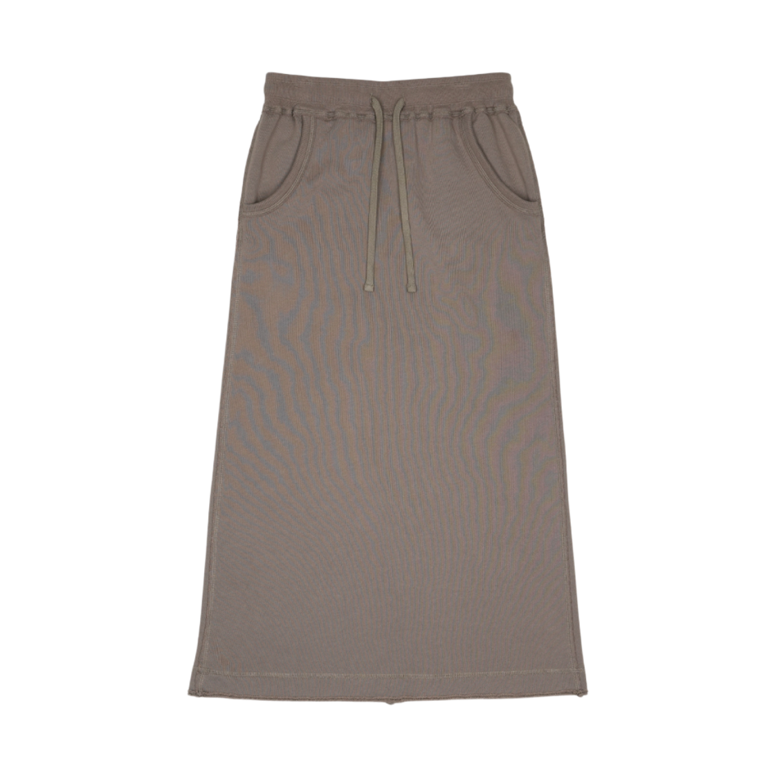 CY26FWBTSR321 COYSEIO 038 Raw Edge Long Skirt Ash Brown