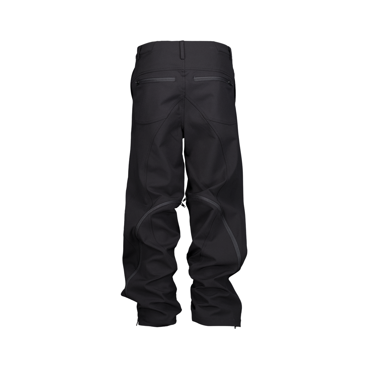 언더마이카 컨투어 집 팬츠 보이드 블랙(Undermycar Contour Zip Pants Void Black) - 3