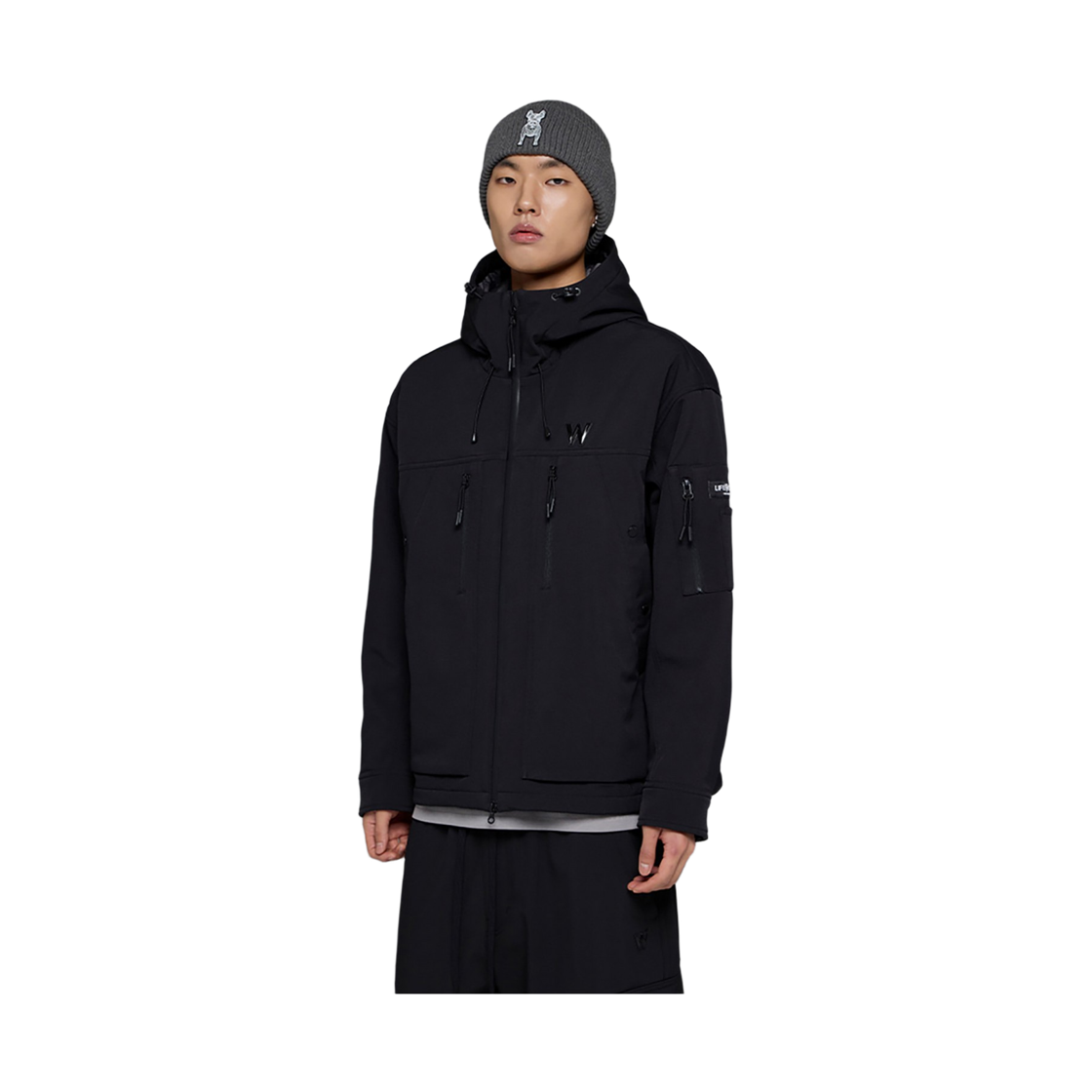라이프워크 테크 포켓 하이넥 후드 점퍼_LW254JP476(Lifework Tech Pocket High-Neck Hooded Jumper_LW254JP476) - 3
