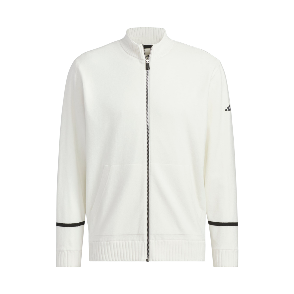 JM9532 Adidas Full-Zip Knit Sweater Off White - KR Sizing