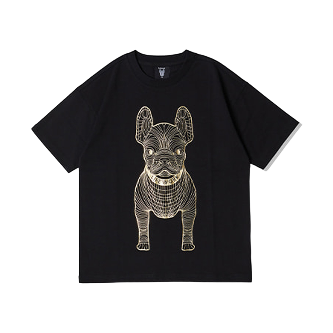 LW255TS091 Lifework Gold Silver Dog Short-Sleeve T-Shirt_LW255TS091