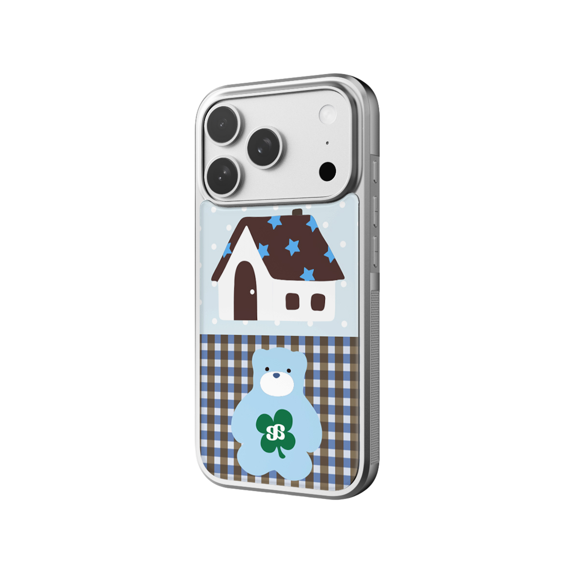 어프어프 코스모 베어 하우스 데이 에폭시 케이스 실버(EARPEARP Cosmo Bear House Day Epoxy Case Silver) - 2