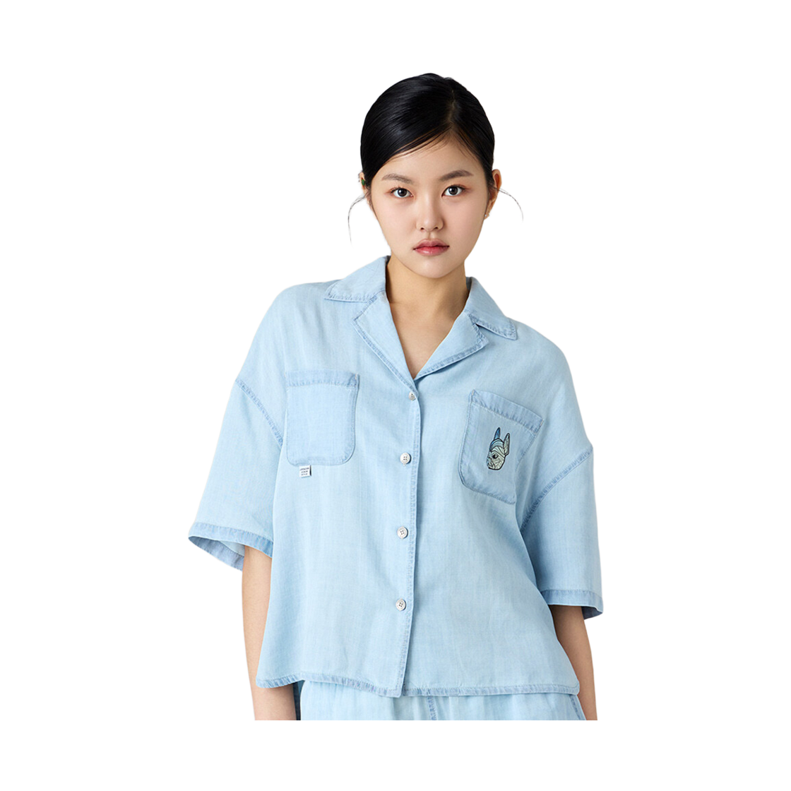 라이프워크 라독 텐셀 데님 셔츠_LW242DR891(여성) 라독 텐셀 데님 셔츠_LW242DR891) - 2