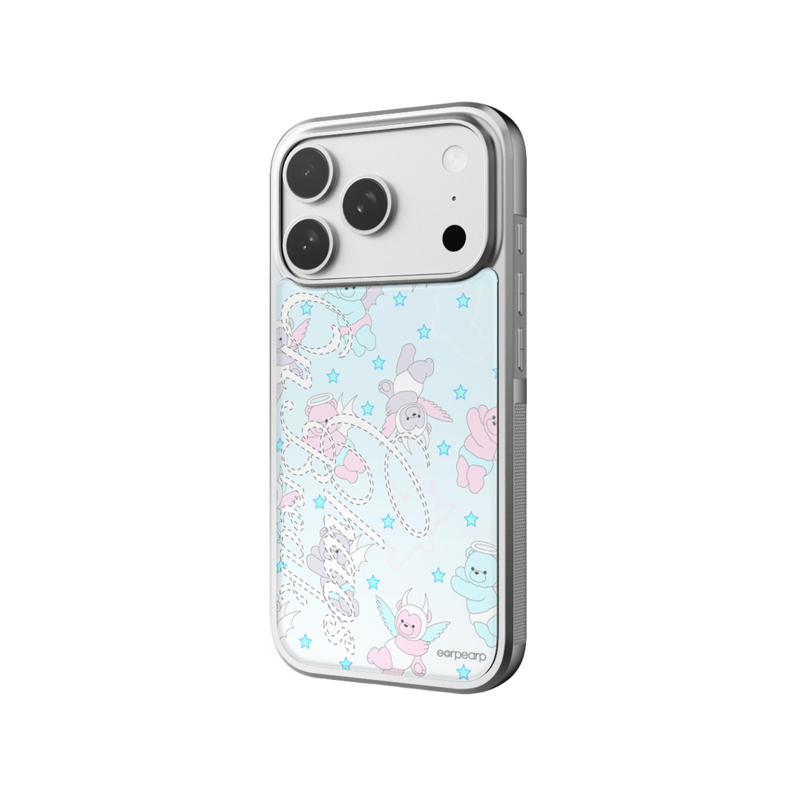 어프어프 카오스 베어 에폭시 케이스 실버(EARPEARP Chaos Bear Epoxy Case Silver) - 2