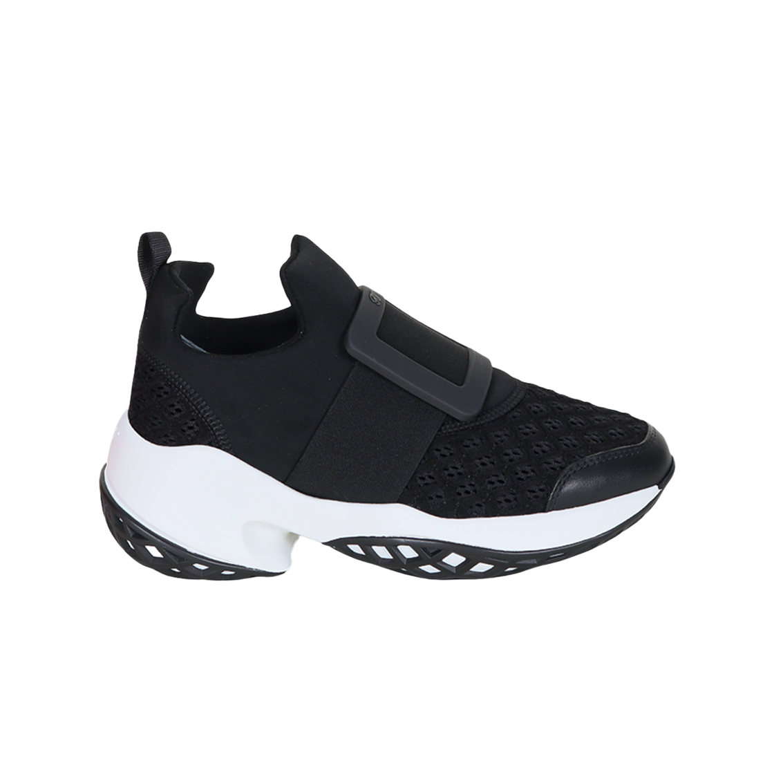 RVW50624160 KOT B999 [15% 쿠폰] (W) Roger Vivier Viv Run Sneakers in Fabric Black