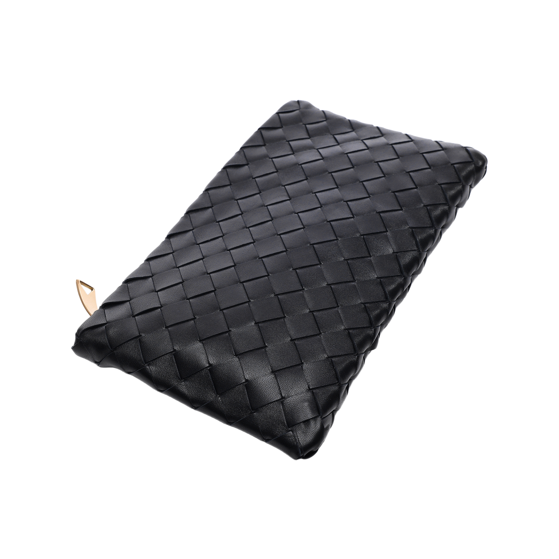 [15% 쿠폰] 보테가 베네타 인트레치아토 스몰 플랫 파우치 블랙([15% 쿠폰] Bottega Veneta Intrecciato Small Flat Pouch Black) - 5