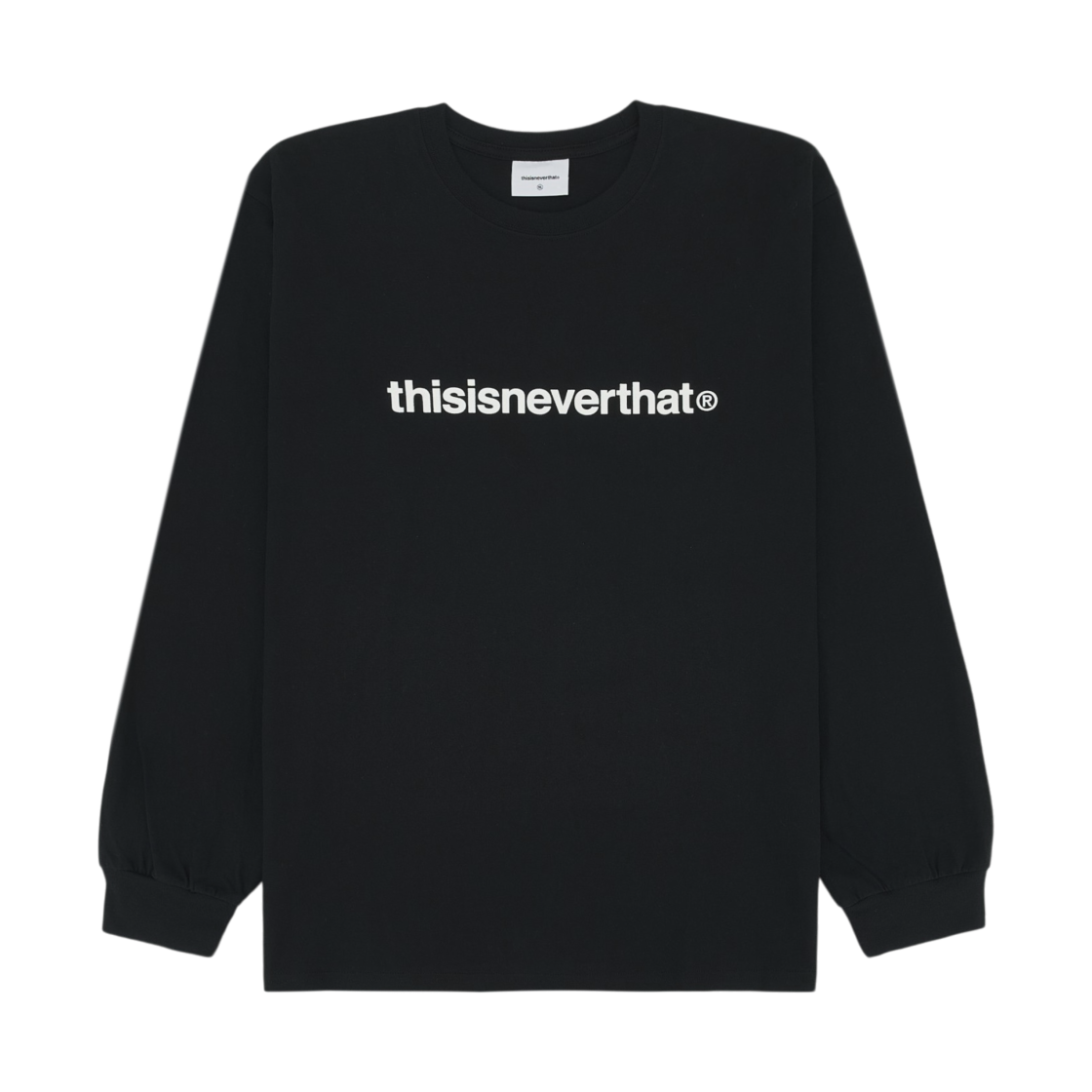 TNCO0TTSLT01 / TN240TTSLT01 / TN250TTSLT01 thisisneverthat T-Logo L/S T-Shirt Black