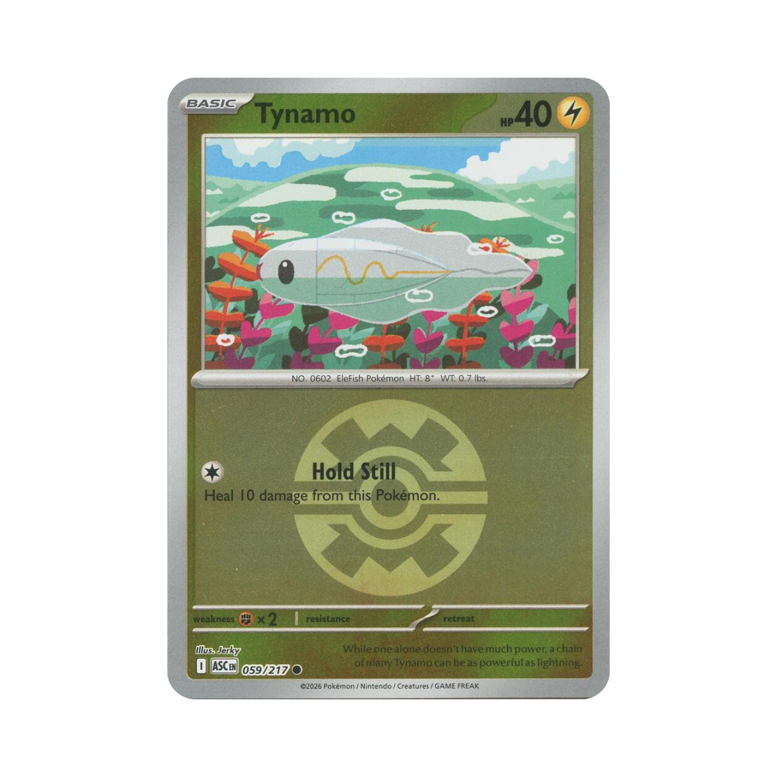 ASC059-217QUICKBALLMIRROR Pokemon TCG Tynamo C Mega Evolution Ascended Heroes (English Ver.)
