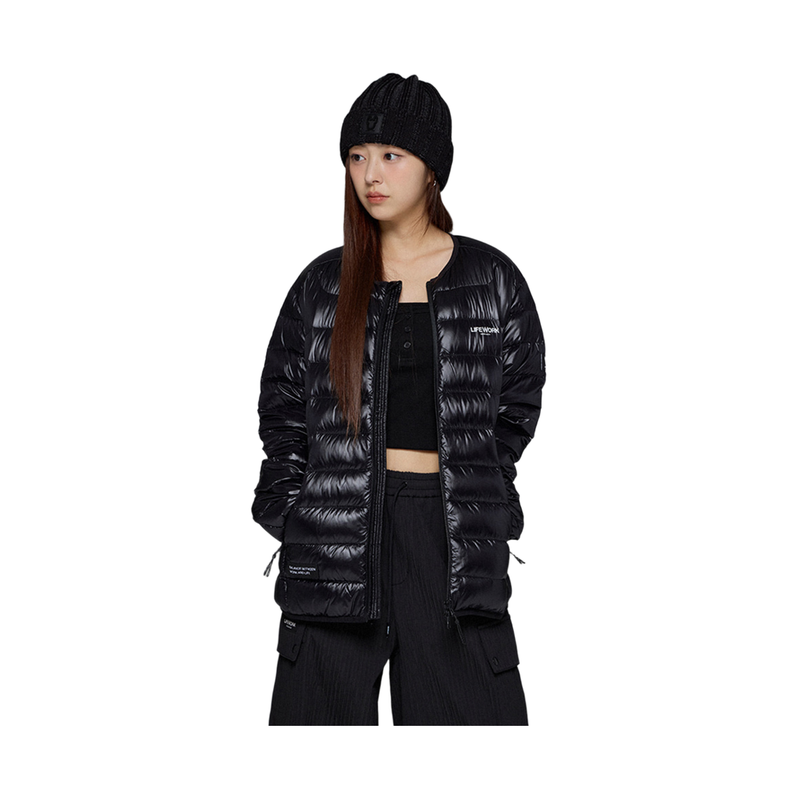 라이프워크 Lite 호리즌 퀼팅 다운 점퍼_LW254DJ100(Lifework Lite Horizon Quilted Down Jumper_LW254DJ100) - 2