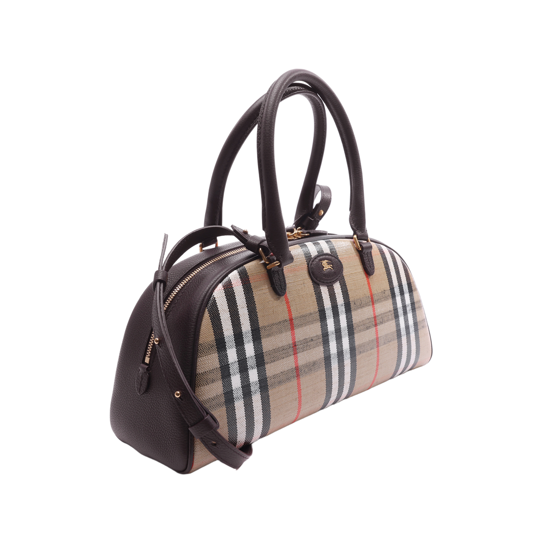 [15% 쿠폰] 버버리 하이랜드 볼링 토트백 샌드 베이지([15% 쿠폰] Burberry Highland Bowling Tote Bag Sand Beige) - 3