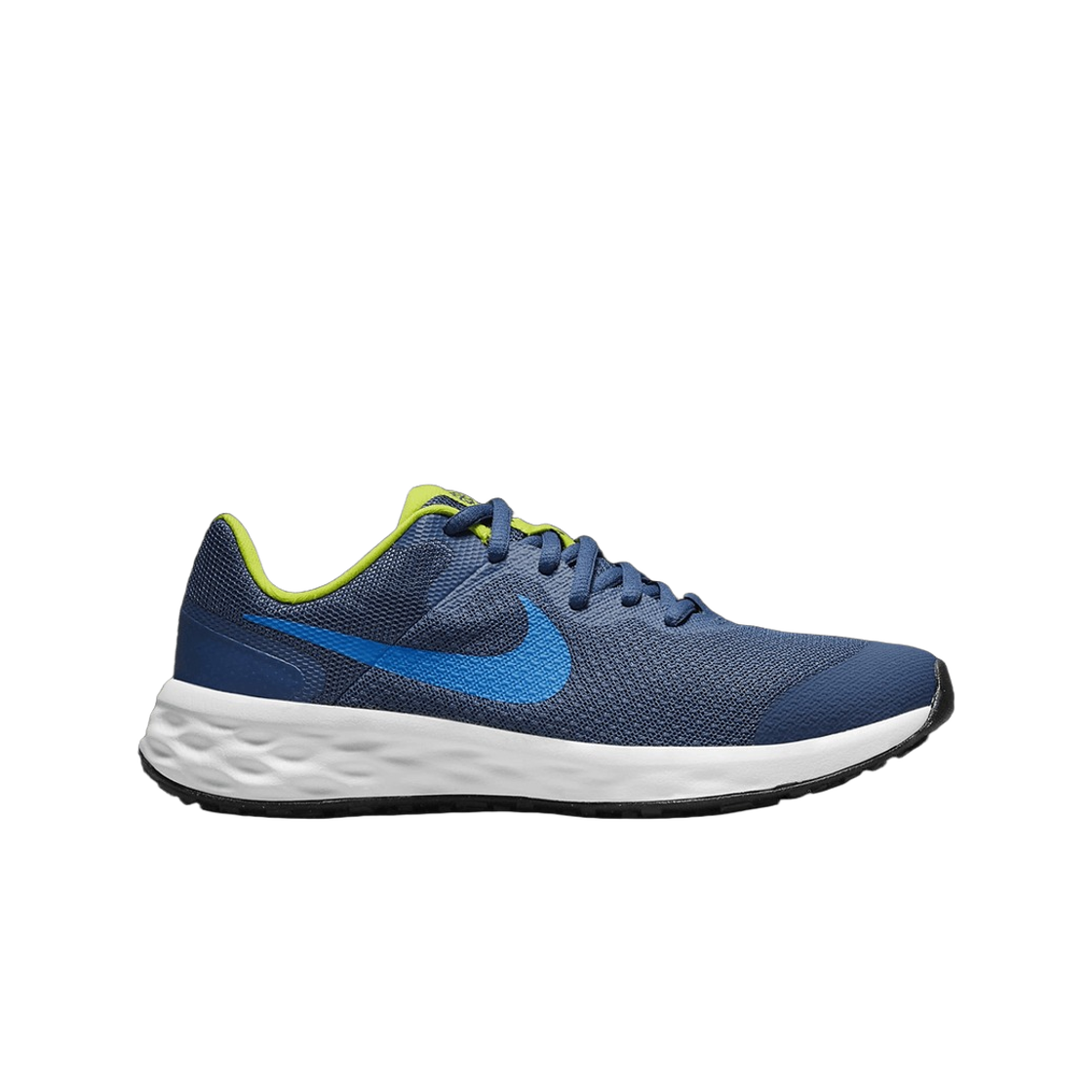 DD1096-401 (GS) Nike Revolution 6 Next Nature Mystic Navy Atomic Green