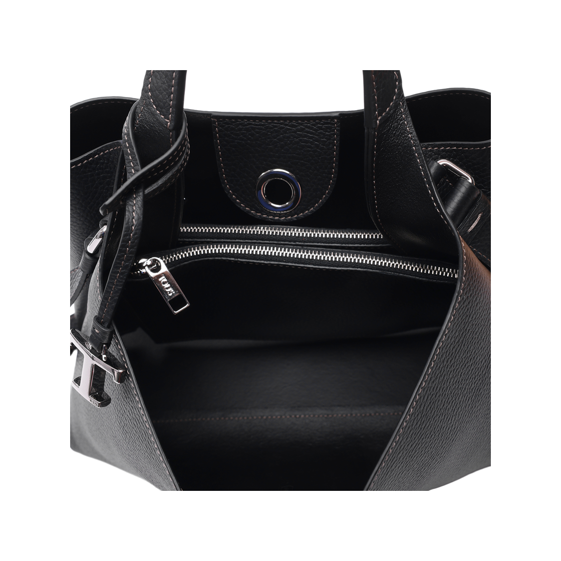 [15% 쿠폰] 토즈 스몰 토트백 블랙([15% 쿠폰] Tod's Small Tote Bag Black) - 6