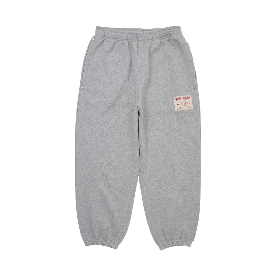 TRB4SPU101MGR True Religion Glorious Jogger Sweat Pants - Melange Grey