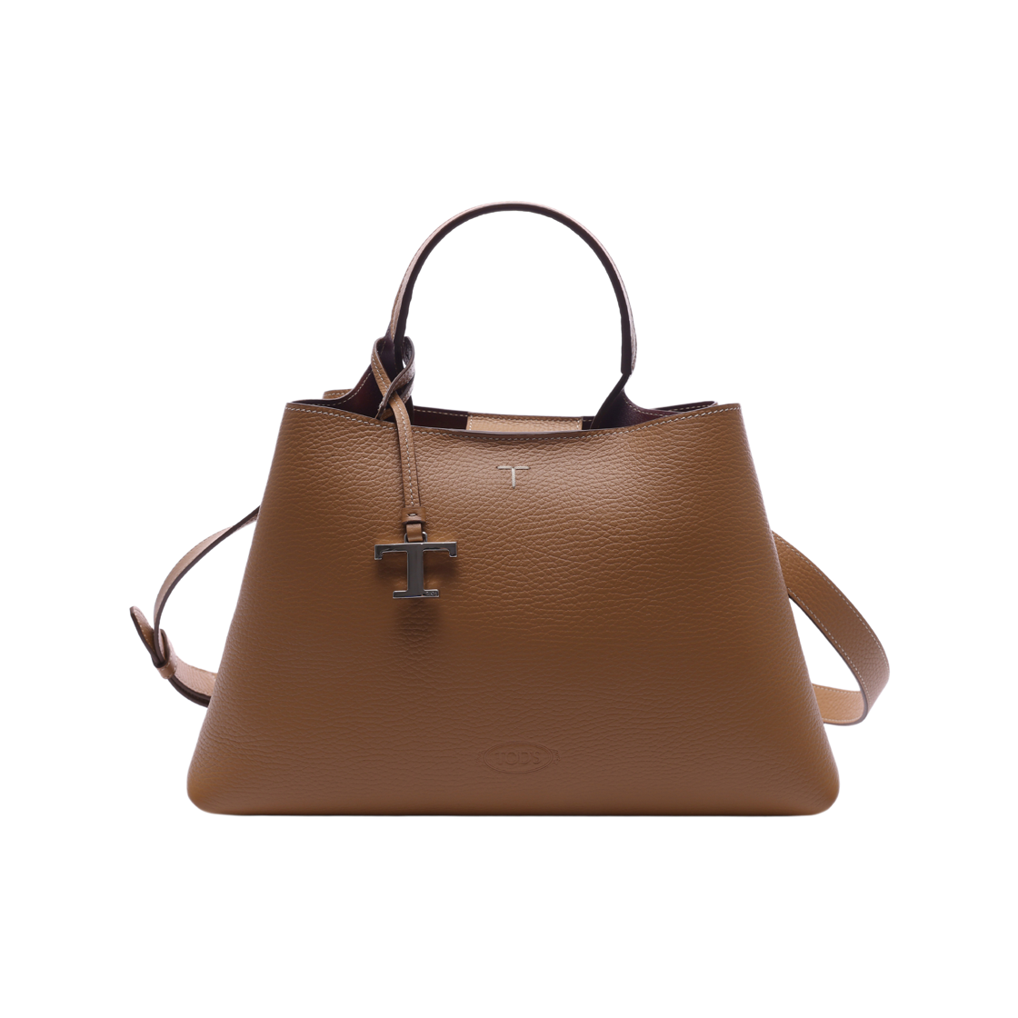 [15% 쿠폰] 토즈 레더 스몰 토트백 브라운 버건디([15% 쿠폰] Tod's Leather Small Tote Bag Brown Burgundy) - 2