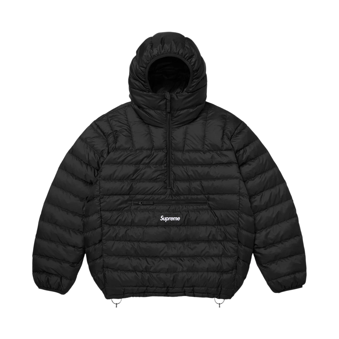 Supreme Supreme Micro Down Half Zip Hooded Pullover Black - 26FW · S