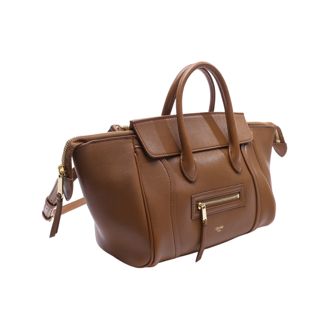 [15% 쿠폰] 셀린느 스몰 뉴 러기지 서플 샤이니 램스킨 소프트 탄([15% 쿠폰] Celine Small New Luggage in Supple Shiny Lambskin Soft Tan) - 3