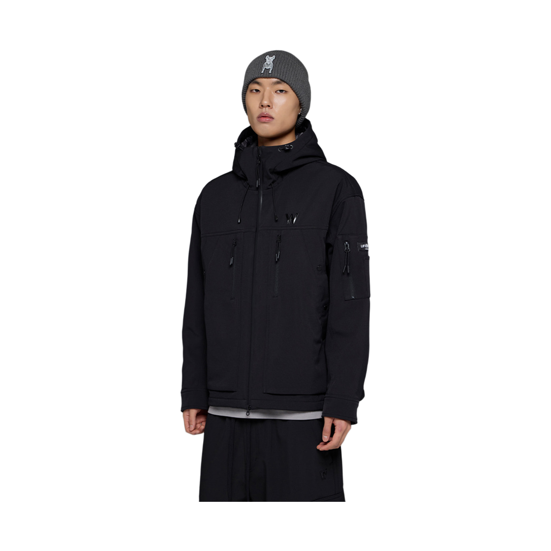 라이프워크 테크 포켓 하이넥 후드 점퍼_LW254JP476(Lifework Tech Pocket High-Neck Hooded Jumper_LW254JP476) - 2