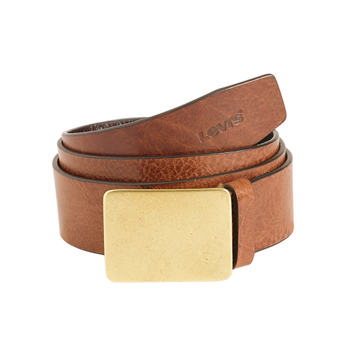 리바이스 라이더 플라크 버클 벨트 브라운(Levi's Ryder Plaque Buckle Belt Brown)