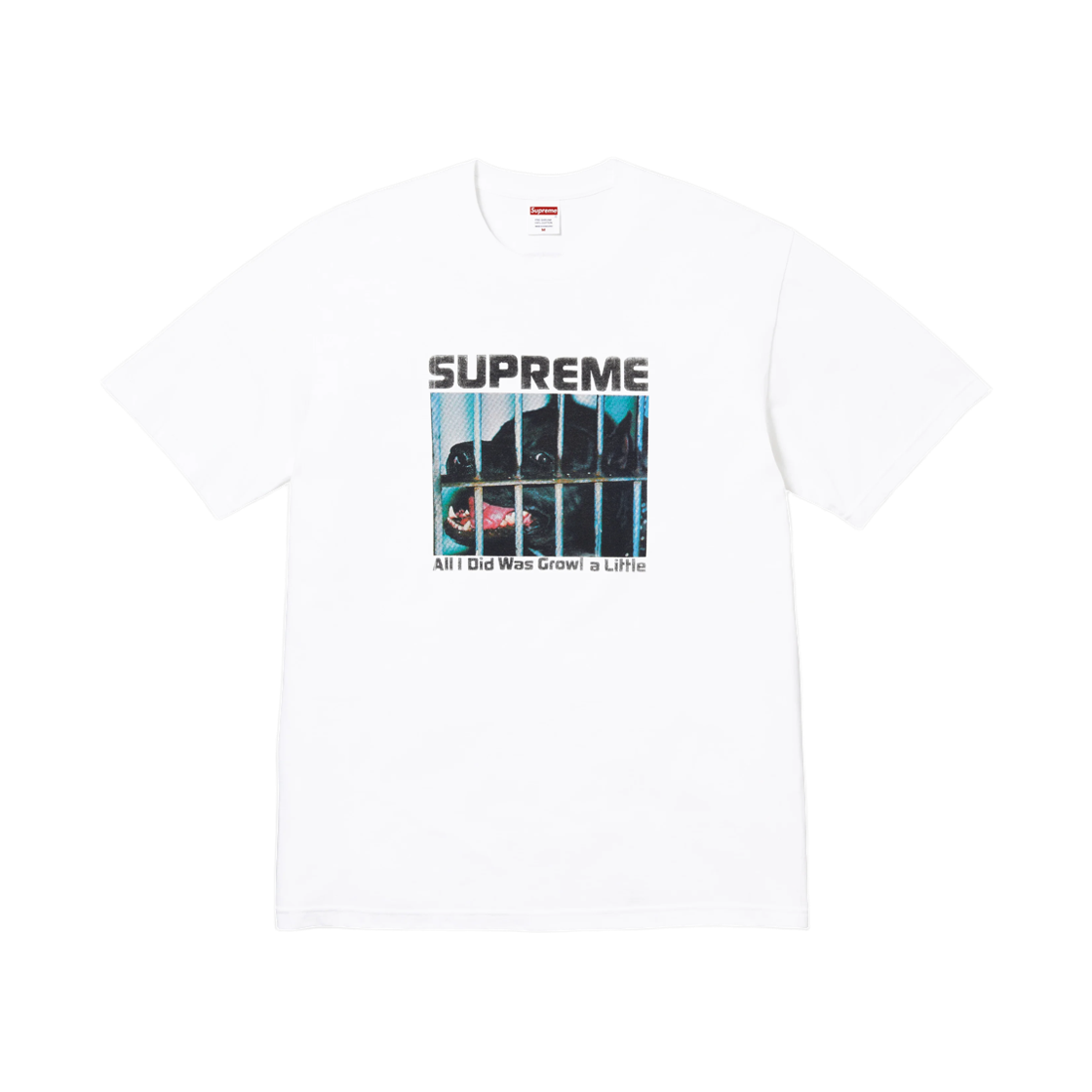 - Supreme Growl T-Shirt White - 26FW