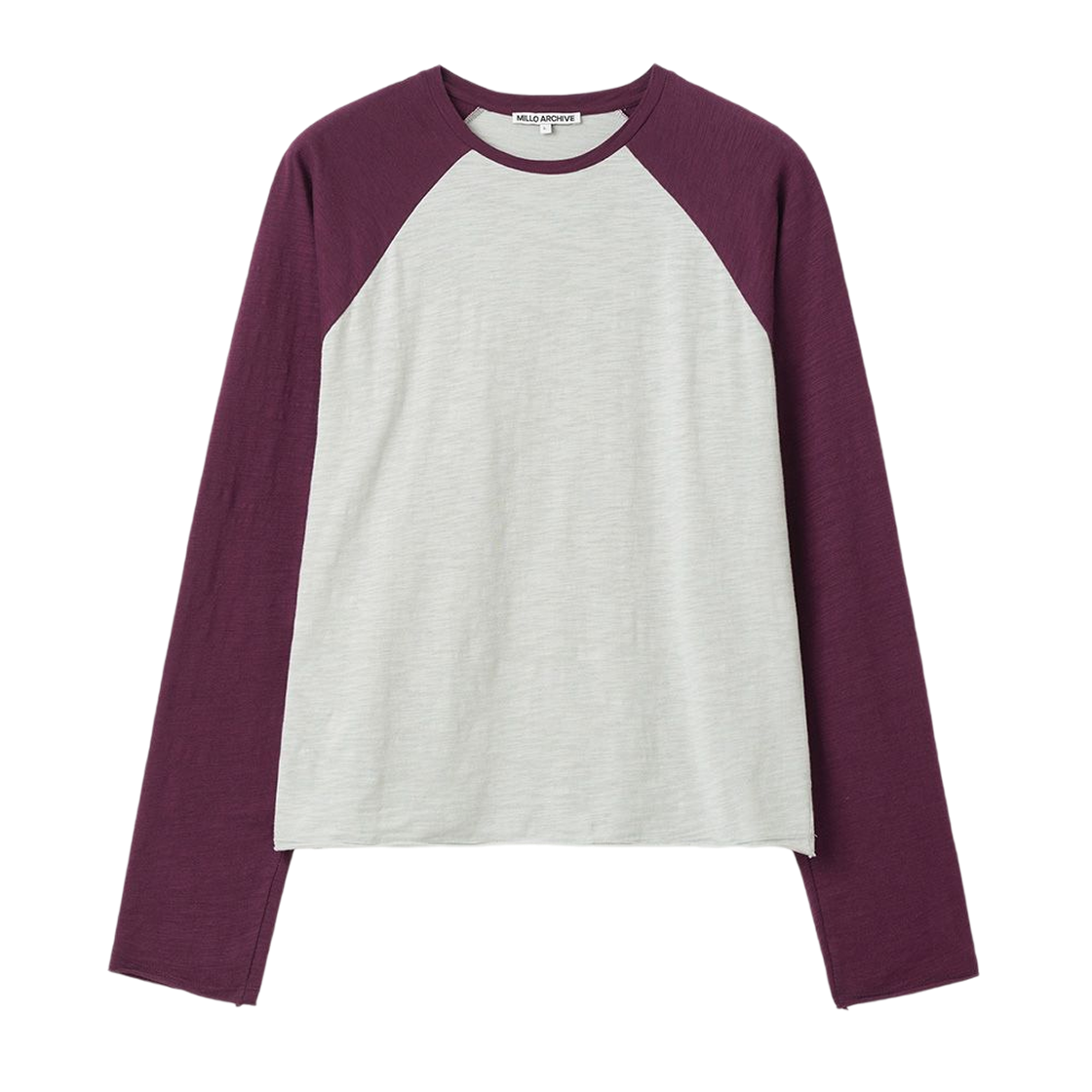 ML1030WIN milloarchive Gesso Raglan Long Sleeve Wine