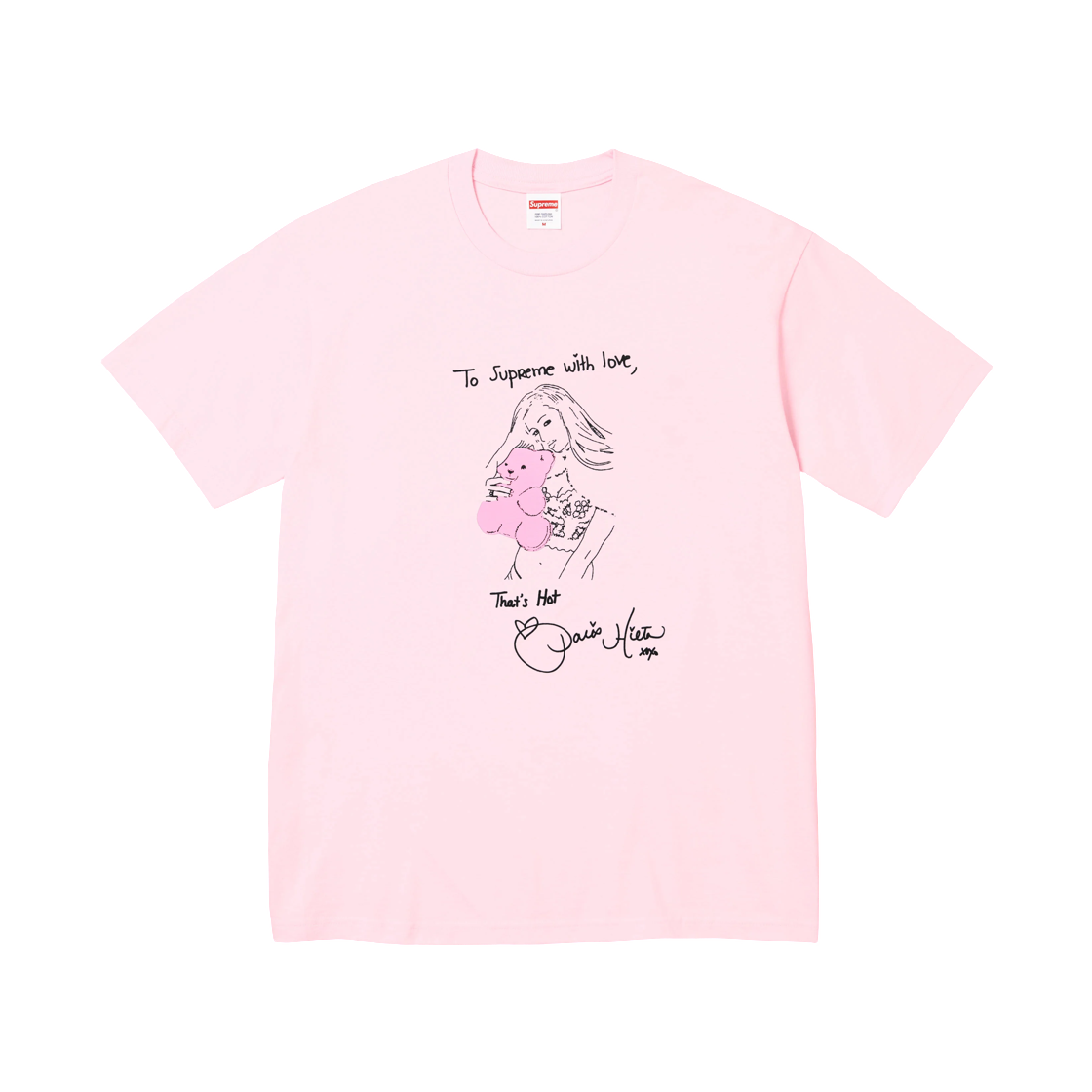 - Supreme Paris T-Shirt Light Pink - 26FW