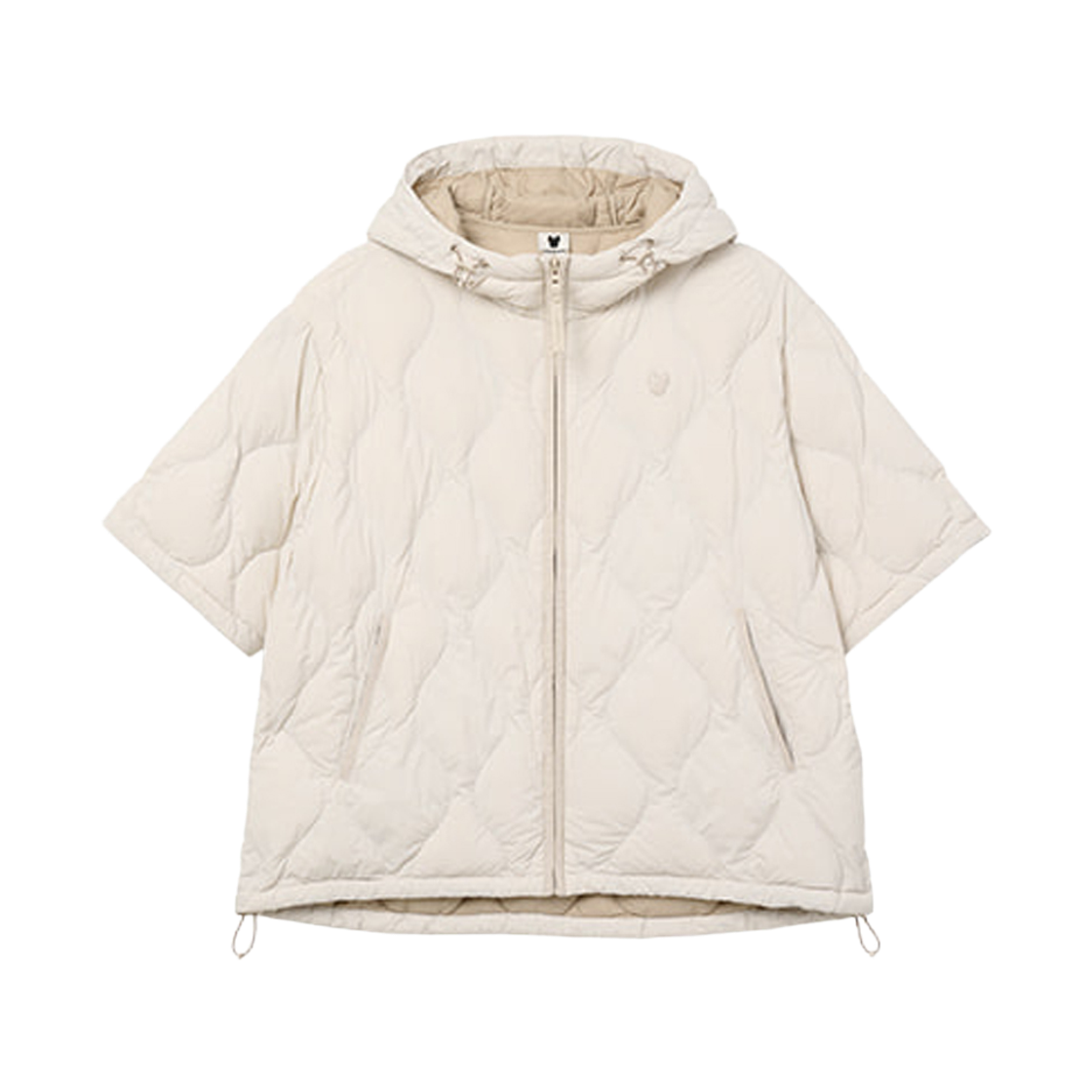 라이프워크 Lite 커브드 퀼팅 반팔 후드 다운 점퍼_LW254DJ703(Lifework Lite Curved Quilted Short-Sleeve Hooded Down Jumper_LW254DJ703) - 4