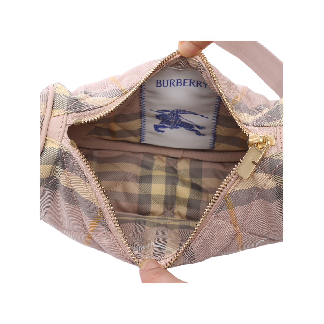 [15% 쿠폰] 버버리 홀스슈 크로스바디백 티컵 핑크([15% 쿠폰] Burberry Horseshoe Crossbody Bag Teacup Pink) - 6