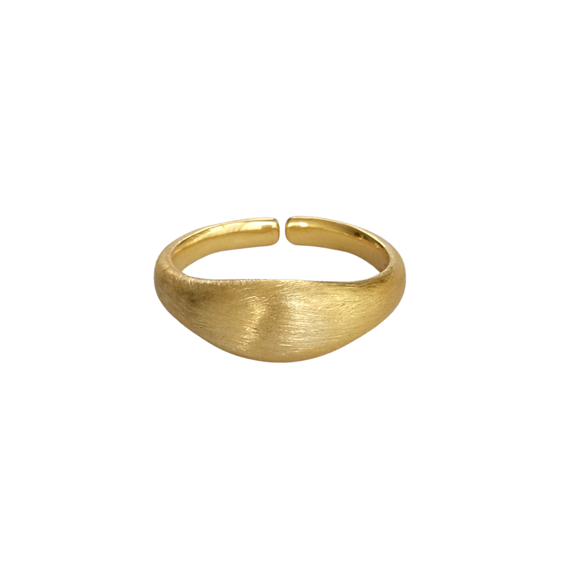 AL26 Another Layer Little Dome Ring Matt gold
