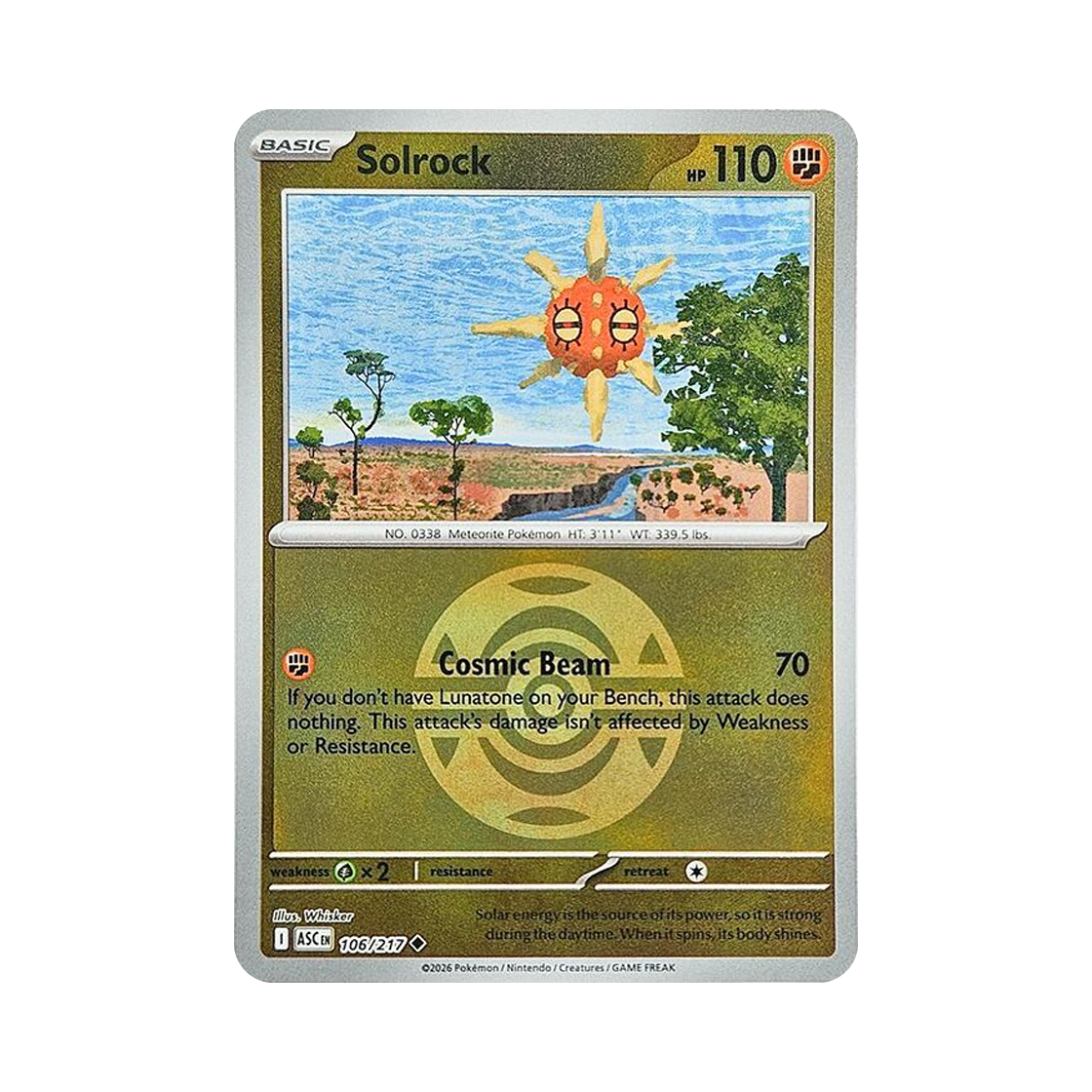 ASC106-217DUSKBALLMIRROR Pokemon TCG Solrock U Mega Evolution Ascended Heroes (English Ver.)