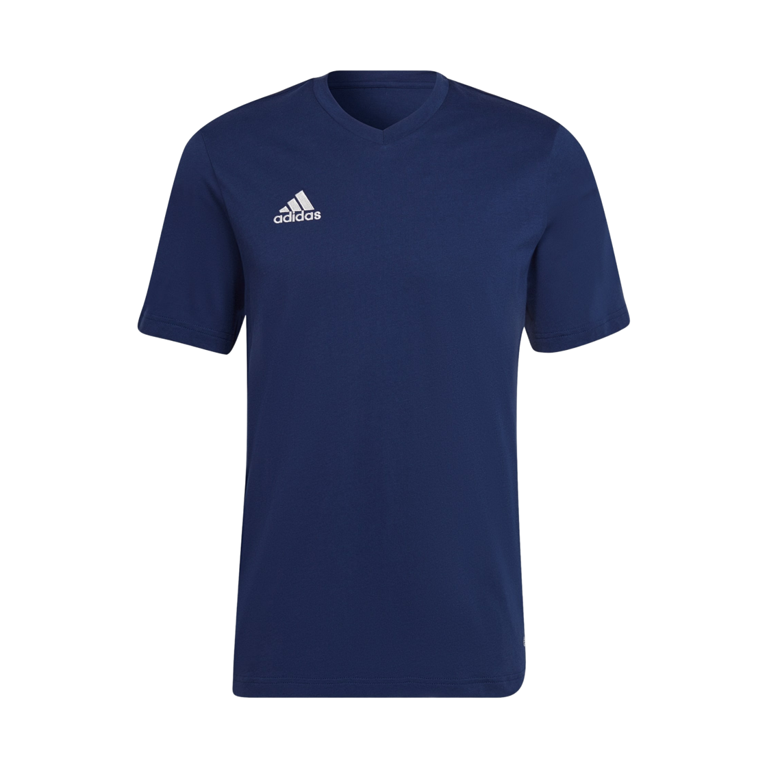 HC0450 Adidas Football Entrada 22 T-Shirt Team Navy Blue 2 - KR Sizing