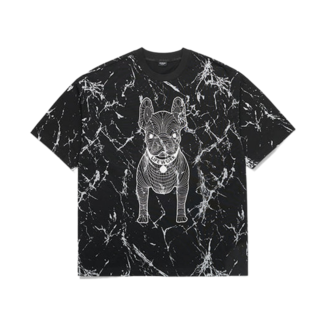 LW265TS992 Lifework Marble Big Radog Short-Sleeve T-Shirt_LW265TS992