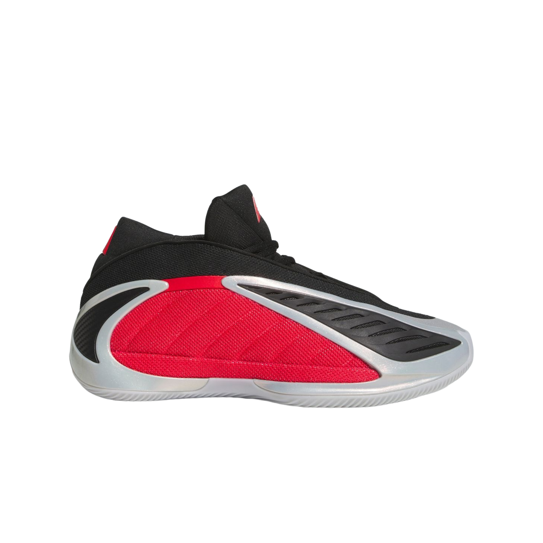JQ9497 Adidas Anthony Edwards 2 Silver Metallic Pure Ruby