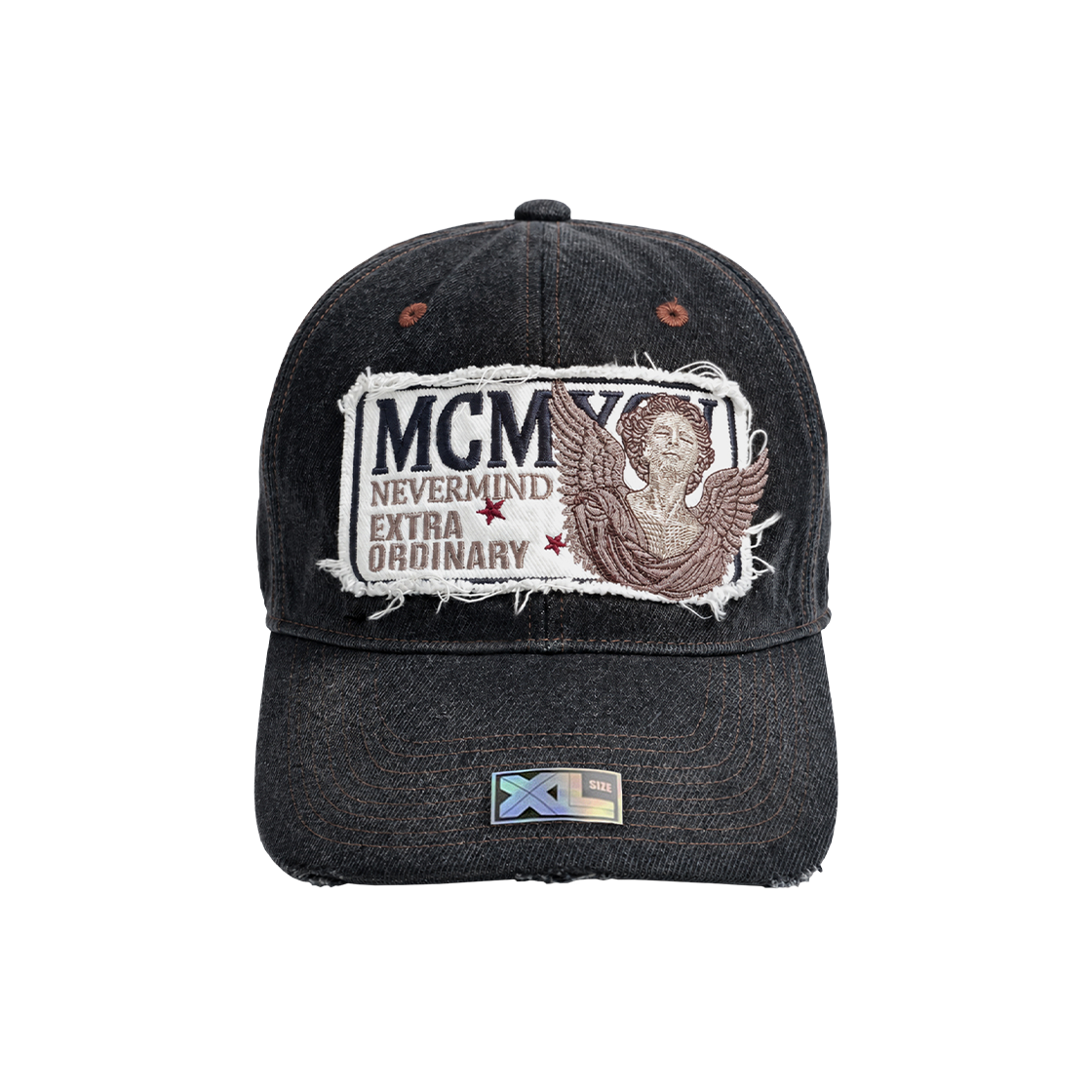 XL139 PLATEAU Big Size Ballcap Xl MCMXCV 1995 Cap Black