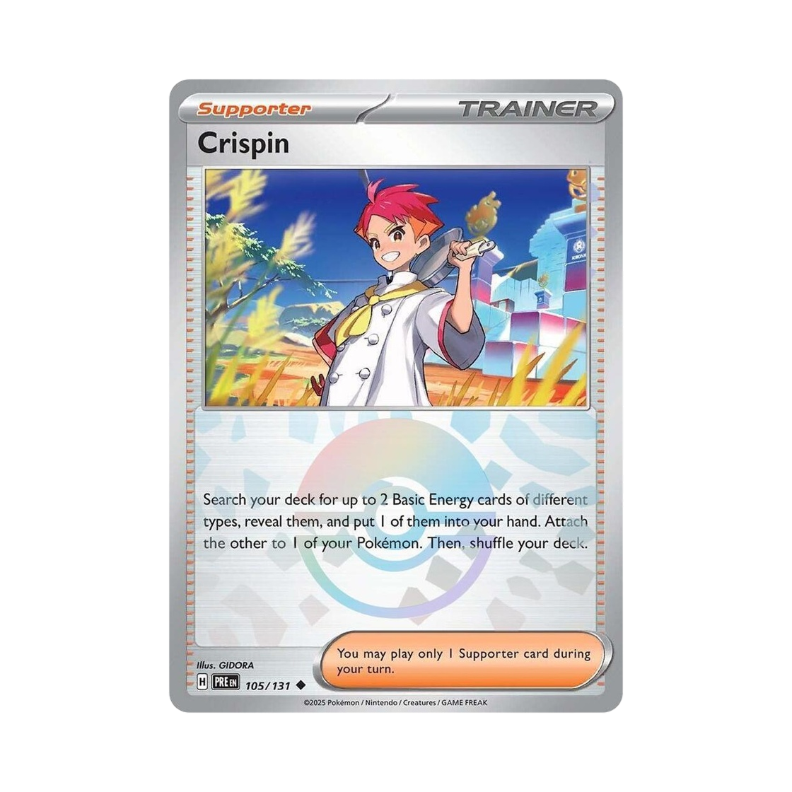 PRE105-131 Pokemon TCG Crispin U Prismatic Evolutions (English Ver.)