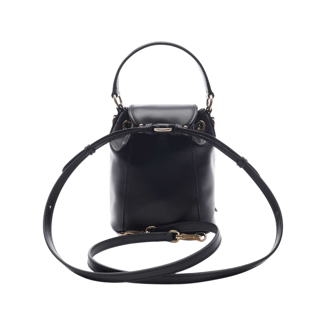 [15% 쿠폰] 미우 미우 레더 미니 백팩 블랙([15% 쿠폰] Miu Miu Leather Mini Backpack Black) - 4