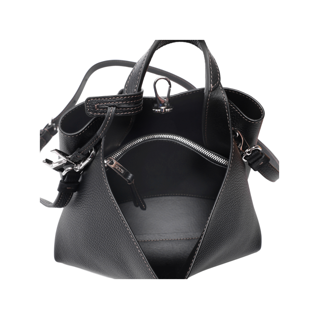 [15% 쿠폰] 토즈 레더 마이크로 백 블랙([15% 쿠폰] Tod's Leather Micro Bag Black) - 6