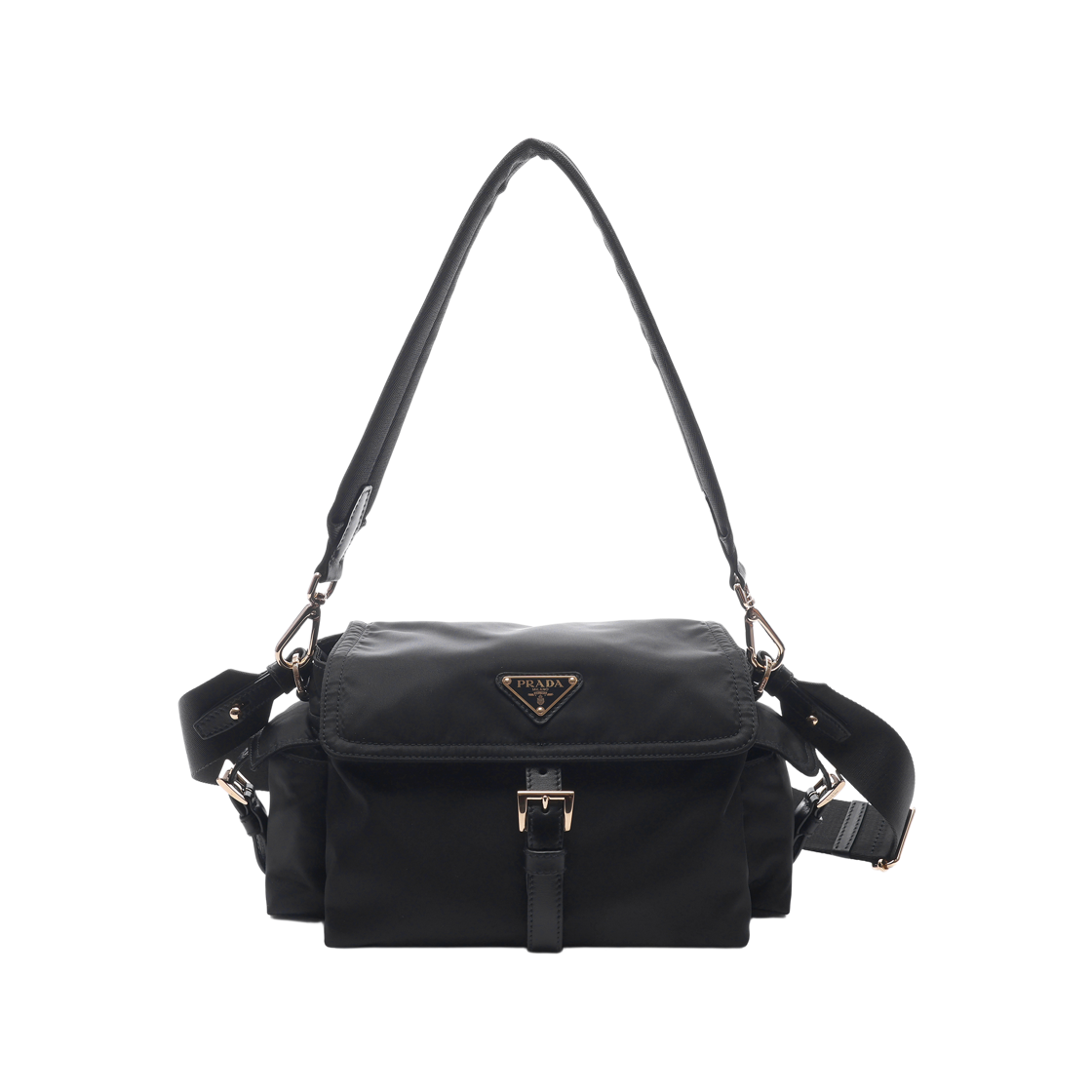 1BD394 RDLN F0002 V NOO [15% 쿠폰] Prada Explore Medium Re-Nylon Shoulder Bag Black
