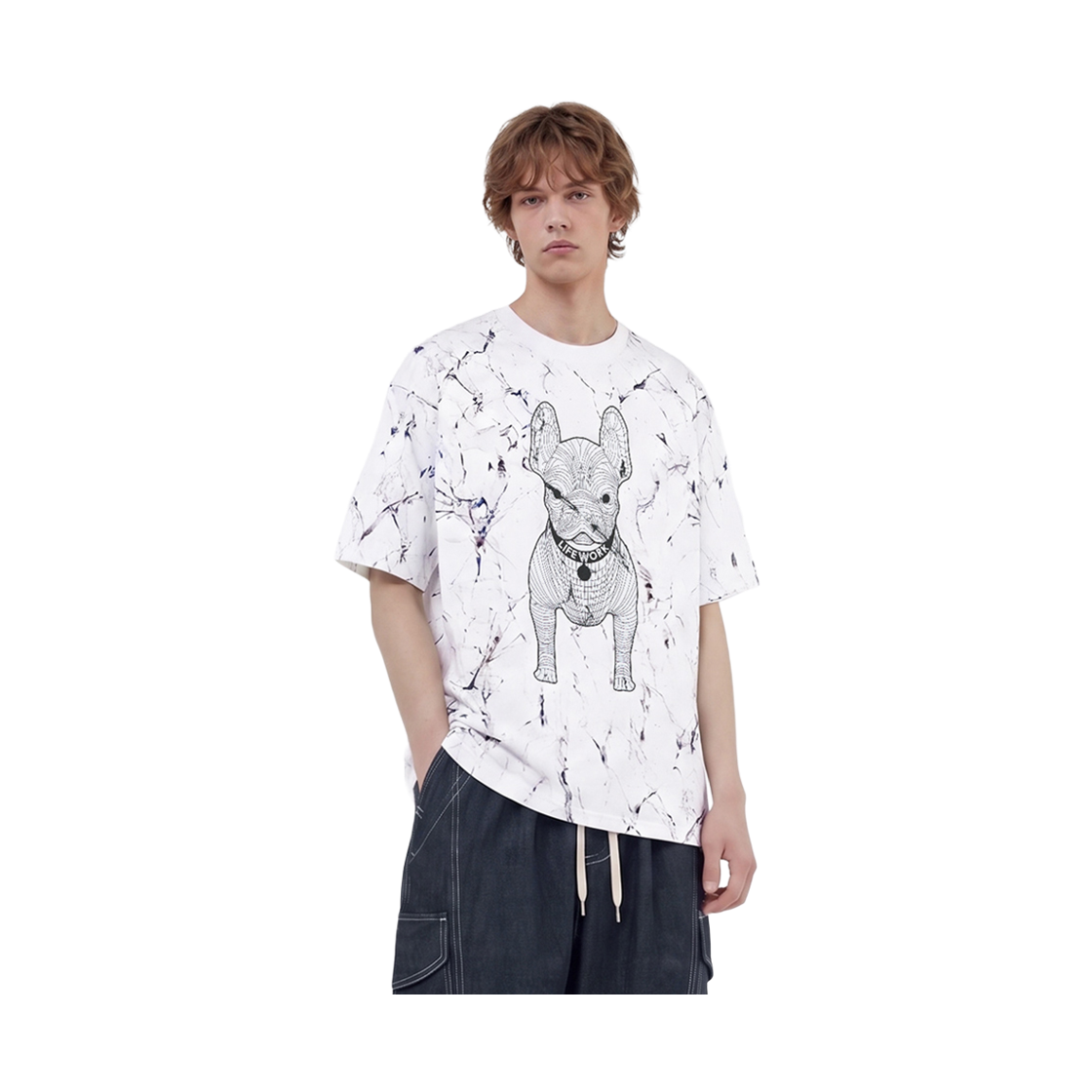 라이프워크 마블 빅라독 반팔 티셔츠_LW265TS992(Lifework Marble Big Radog Short-Sleeve T-Shirt_LW265TS992) - 2