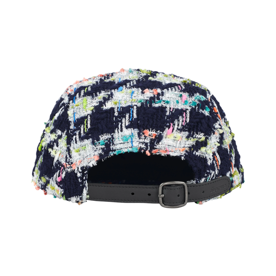 슈프림 메탈릭 부클레 캠프 캡 네이비 - 26FW(Supreme Metallic Bouclé Camp Cap Navy - 26FW) - 2