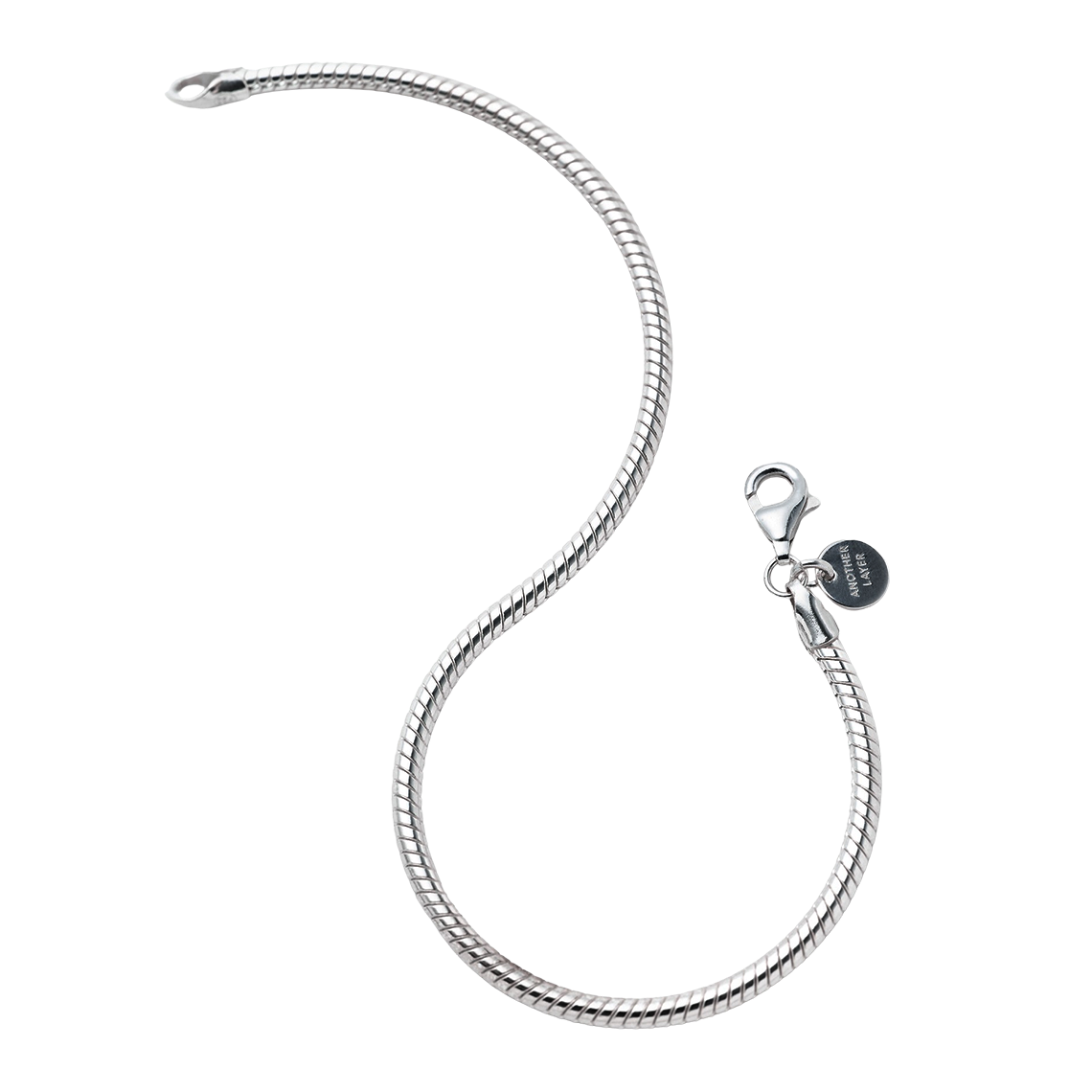 어나더레이어 베이직 볼드 브레이슬릿 실버(Another Layer Basic Bold Bracelet Silver)