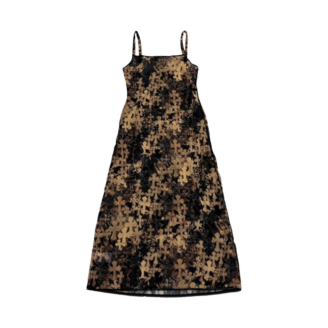 64 TheDosan x chrome hearts Cementary Long One-Piece Brown