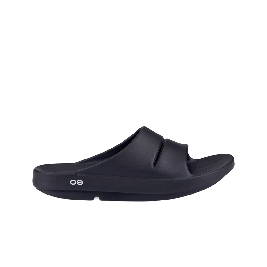 1100-BLACK [20% 쿠폰] Oofos Ooahh Slide Black