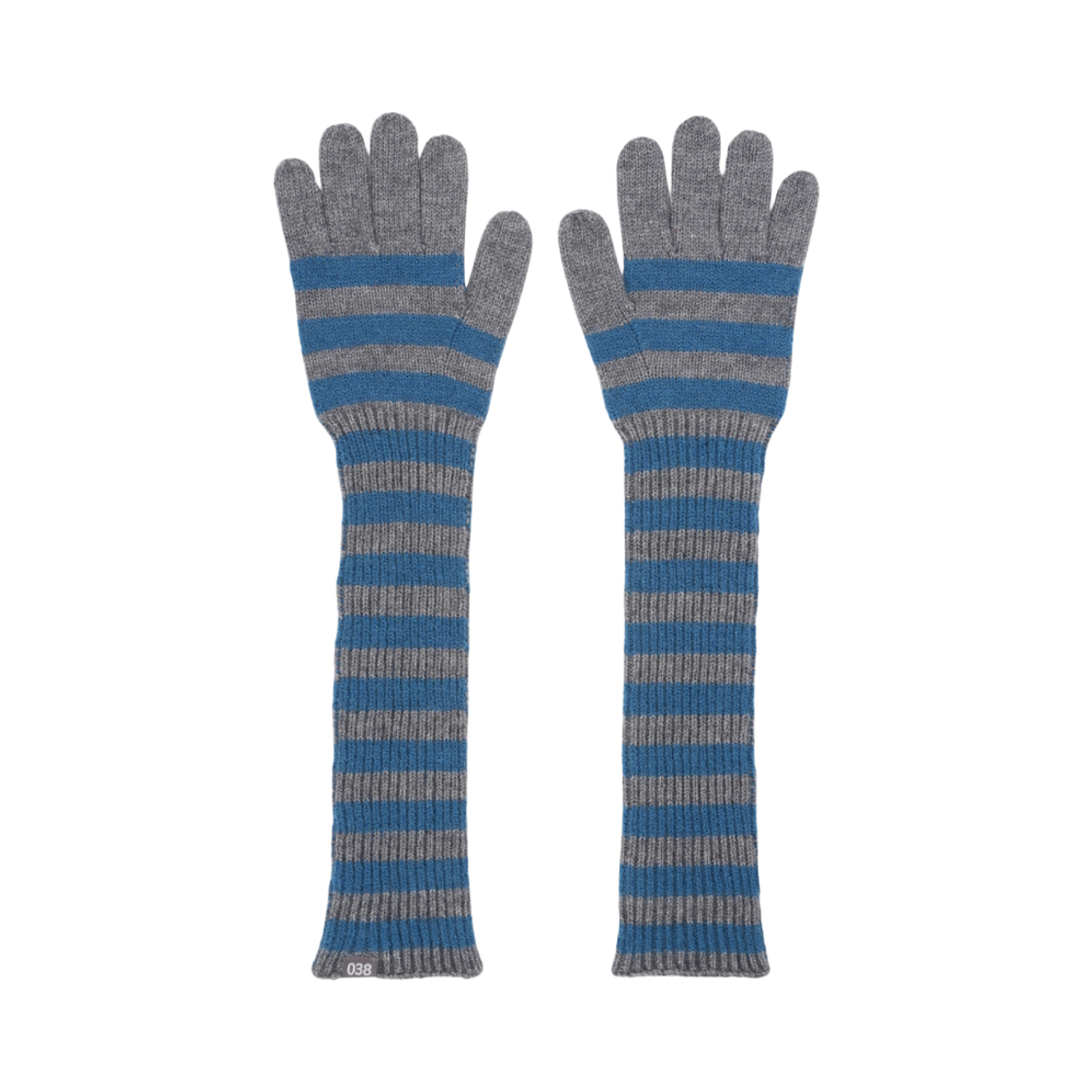 CY26FWACGV321 COYSEIO 038 Stripe Long Gloves Teal
