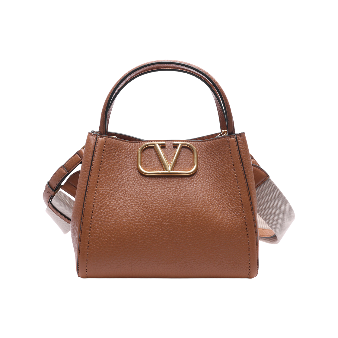 8W2B0R21 IMZ BTU 26S [15% 쿠폰] Valentino All Time Medium Shoulder Bag Brown
