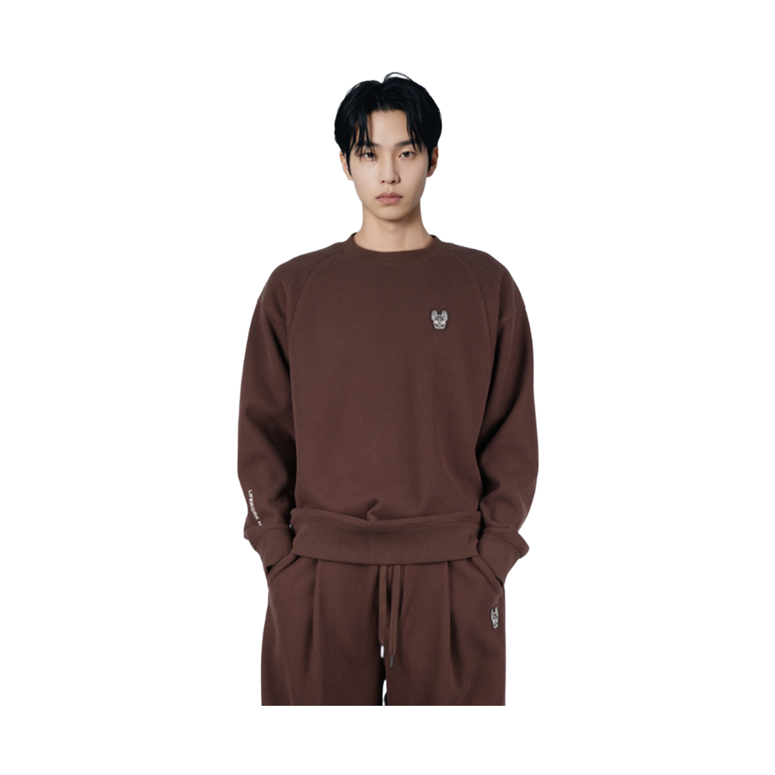라이프워크 골지 본딩 절개 맨투맨_LW254MT408(Lifework Ribbed Bonding Cut Sweatshirt_LW254MT408) - 2